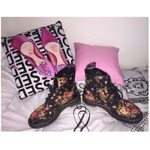 Floral Doc Martens